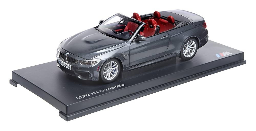 BMW M4 Convertible 1/18 スケールモデル Buy BMW India M4 Convertible 1:18 Miniture, Mineral Grey